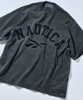 NAUTICA ( JAPAN ) x Reebok Exclusive Double Name Arch Logo Pigment Crew Neck T-Shirt Short Sleeve