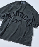 NAUTICA ( JAPAN ) x Reebok Exclusive Double Name Arch Logo Pigment Crew Neck T-Shirt Short Sleeve