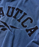 NAUTICA ( JAPAN ) x Reebok Exclusive Double Name Arch Logo Pigment Crew Neck T-Shirt Short Sleeve