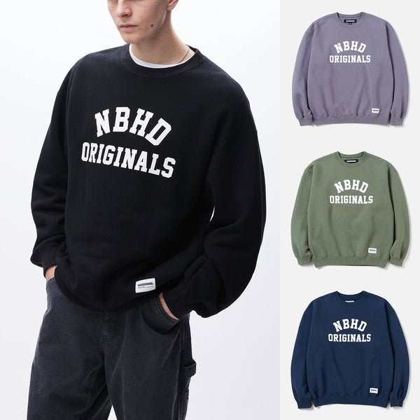 NEIGHBORHOOD 24A/W BASIC SWEAT SHIRT LS [ 242UWNH-CSM01 ] cotwo