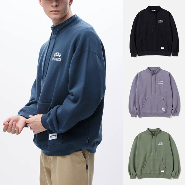 NEIGHBORHOOD 24A/W BASIC SWEAT STAND COLLAR LS [ 242UWNH-CSM03 ] cotwo