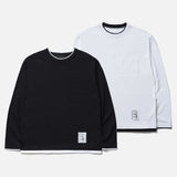 NEIGHBORHOOD 26S/S BW . LAYERED TRIM CREWNECK LS [ 261UWNH-CSM05 ] cotwo