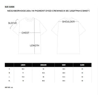 NEIGHBORHOOD 25A/W PIGMENT DYED CREWNECK SS [ 252FPNH-CSM07 ]