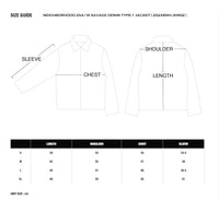 NEIGHBORHOOD 25A/W SAVAGE DENIM TYPE-1 JACKET [ 252XBNH-JKM02 ]