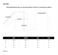 NEIGHBORHOOD 25A/W SAVAGE SWEAT SHIRT LS [ 252OKNH-CSM01 ]