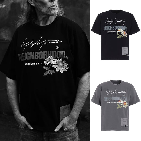 NEIGHBORHOOD x YOHJI YAMAMOTO . TEE SS-1 [ 242PCYYN-ST01S ] cotwo