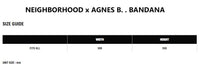 NEIGHBORHOOD x AGNES B. . BANDANA