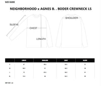 NEIGHBORHOOD x AGNES B. . BODER CREWNECK LS