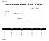 NEIGHBORHOOD x AGNES B. . BODER CREWNECK LS