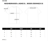 NEIGHBORHOOD x AGNES B. . BODER CREWNECK SS