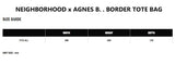 NEIGHBORHOOD x AGNES B. . BORDER TOTE BAG