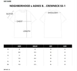 NEIGHBORHOOD x AGNES B. . CREWNECK SS-1