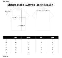 NEIGHBORHOOD x AGNES B. . CREWNECK SS-2