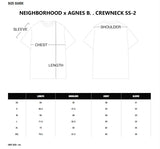 NEIGHBORHOOD x AGNES B. . CREWNECK SS-2