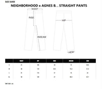 NEIGHBORHOOD x AGNES B. . STRAIGHT PANTS