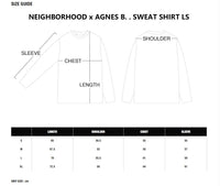 NEIGHBORHOOD x AGNES B. . SWEAT SHIRT LS