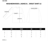 NEIGHBORHOOD x AGNES B. . SWEAT SHIRT LS
