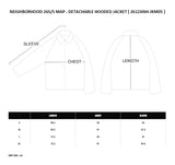 [ Pre-order ] NEIGHBORHOOD 26S/S MAP . DETACHABLE HOODED JACKET [ 261ZANH-JKM05 ]