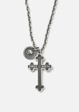 NEIGHBORHOOD x SAINT Mxxxxxx STHD . SILVER NECKLACE [ 251IVSMN-AC02S ]