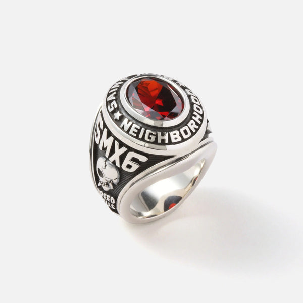 NEIGHBORHOOD x SAINT Mxxxxxx STHD . SILVER RING [ 251IVSMN-AC01S ]