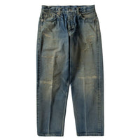 NEXUSVII. DAMAGED LOOSE DENIM PANTS