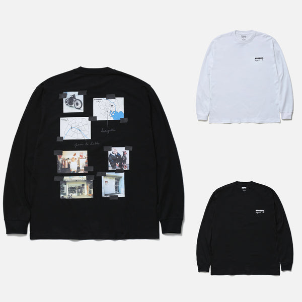 NEIGHBORHOOD x AGNES B. . CREWNECK LS-1 cotwo