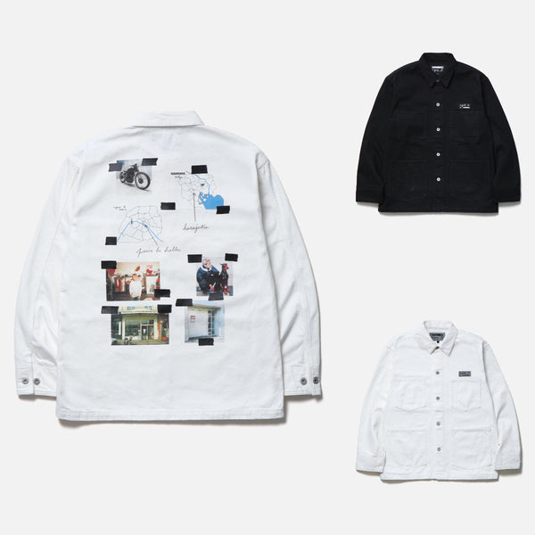 NEIGHBORHOOD x AGNES B. . COVERALL JACKET cotwo