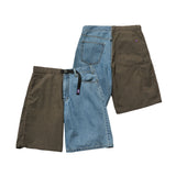 THE NORTH FACE Purple Label RP Denim Field Patchwork Shorts [ NT4414N ]