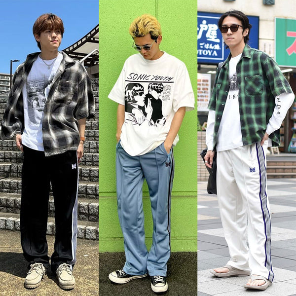 Needles x FREAK'S STORE Limited Track Pant PolySmooth cotwo