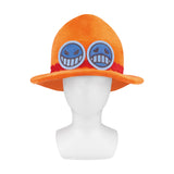 ONE PIECE BASE SHOP Plush Hat ( Portgas D. Ace )