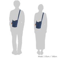 PORTER LUGGAGE LABEL TRUE BLUE BUCKET BAG [ 977-19535 ]