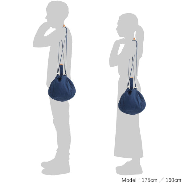 PORTER LUGGAGE LABEL TRUE BLUE DRAWSTRING BAG [ 977-19538 ] – cotwohk