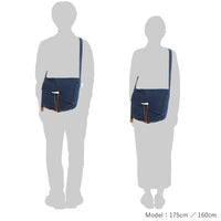 PORTER LUGGAGE LABEL TRUE BLUE FLAP SHOULDER BAG(L) [ 977-19536 ]