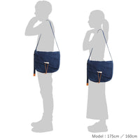 PORTER LUGGAGE LABEL TRUE BLUE FLAP SHOULDER BAG(L) [ 977-19536 ]