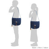 PORTER LUGGAGE LABEL TRUE BLUE FLAP SHOULDER BAG(L) [ 977-19536 ]