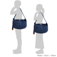 PORTER LUGGAGE LABEL TRUE BLUE SHOULDER BAG(L) [ 977-19533 ]