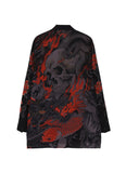 [ Pre-order ] WILDSIDE YOHJI YAMAMOTO x Like a Dragon Studio Rayon Shirt ( Flowered Skull )