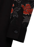 [ Pre-order ] WILDSIDE YOHJI YAMAMOTO x Like a Dragon Studio Rayon Shirt ( Flowered Skull )