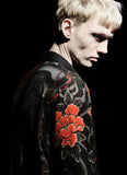 [ Pre-order ] WILDSIDE YOHJI YAMAMOTO x Like a Dragon Studio Rayon Shirt ( Flowered Skull )