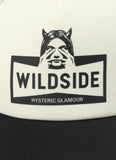 WILDSIDE YOHJI YAMAMOTO x HYSTERIC GLAMOUR "SEE NO EVIL" MESH CAP [ SO-H02-900 ]