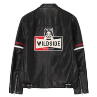 WILDSIDE YOHJI YAMAMOTO x HYSTERIC GLAMOUR RACING LEATHER JACKET [ SO-J08-700 ]