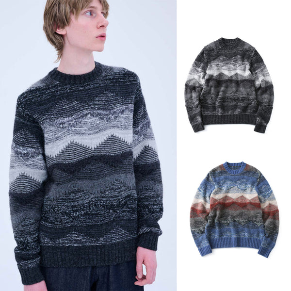 SOPHNET. 23A/W ABSTRACT CREWNECK KNIT [ SOPH-232055 ] cotwo