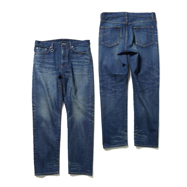 SOPHNET. 24A/W DAMAGED STRETCH DENIM TAPERED PANTS [ SOPH-242022 ] cotwo