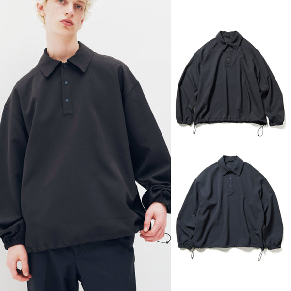 SOPHNET. 24A/W STRETCH WOVEN CLOTH PULLOVER SHIRT [ SOPH-242029 ]