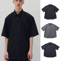 SOPHNET. 24A/W WOOL TROPICAL S/S BAGGY SHIRT [ SOPH-242033 ]