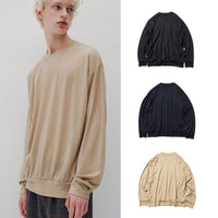 SOPHNET. 24A/W WASHABLE WOOL HEM RIBBED L/S TOP [ SOPH-242071 ] cotwo