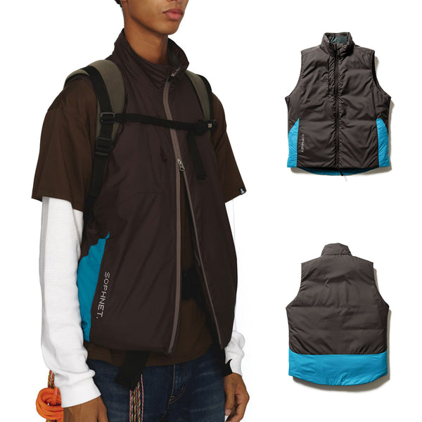 SOPHNET. 24A/W MICRO TAFFETA PUFFER VEST [ SOPH-242120 ] cotwo