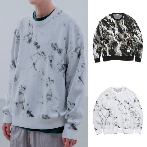 uniform experiment 25S/S MARBLE JACQUARD KNIT [ UE-250003 ] cotwo