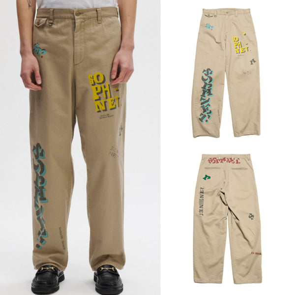 SOPHNET. 25S/S SIMON TAYLOR: LOGO CHINO PANTS [ SOPH-250075 ] cotwo