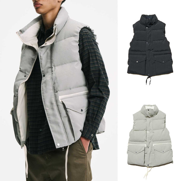 SOPHNET. 25A/W HOLLOW TUSSAH DOWN VEST [ SPNT-252019 ] cotwo